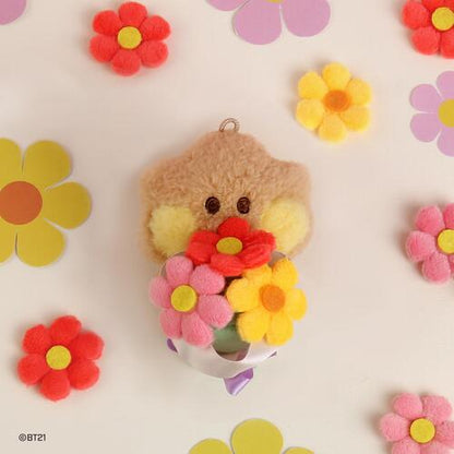 BT21 Minini Bouquet Plush Keyring