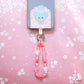 BT21 Cherry Blossom Phone Tag Holder