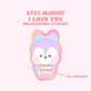 BT21 Minini I Love You Holographic Stickers