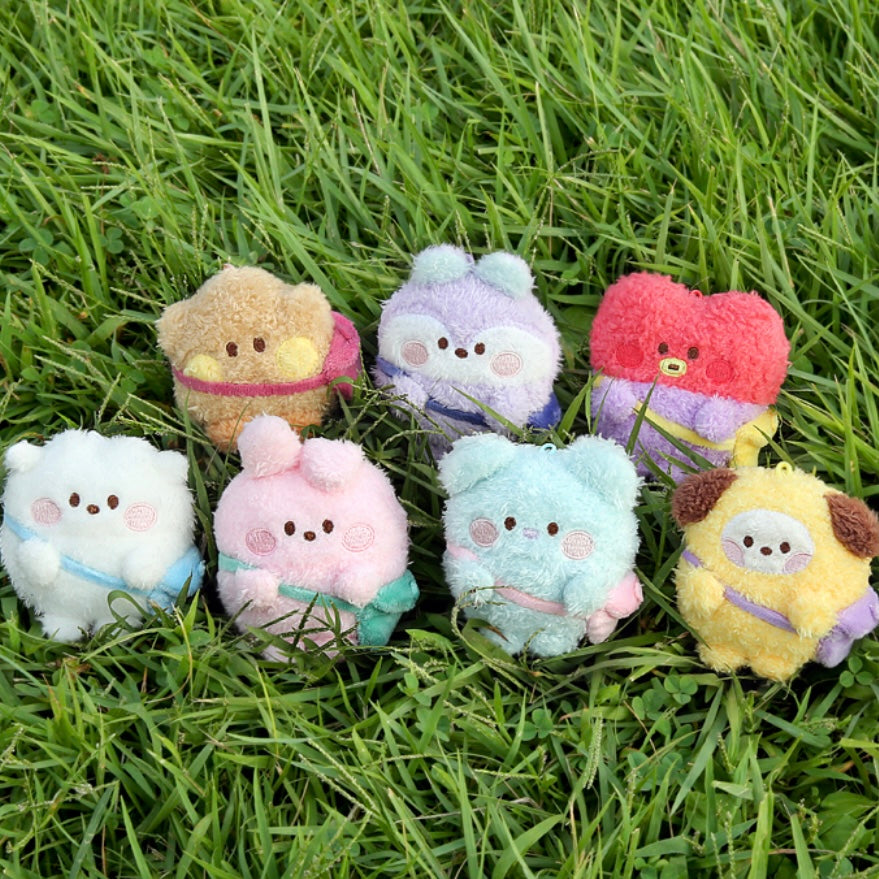 BT21 Minini Pon Pon Enjoy Plush Keyrings