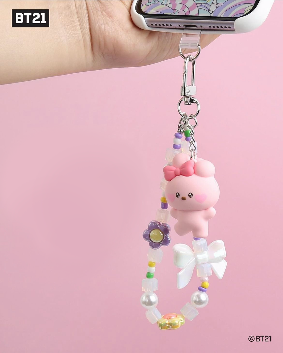 BT21 Lovely (Bow) Bead Charms