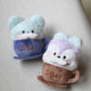 BT21 Minini Latte Plush Keyrings