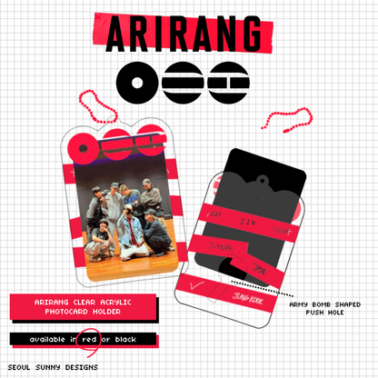 Arirang Acrylic Photocard Holder
