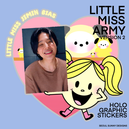 Little Miss ARMY Ver. 2 Holographic Stickers
