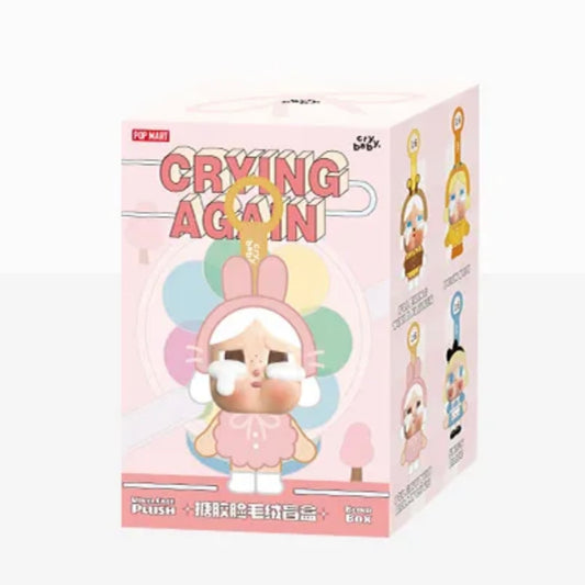 POPMART CRYBABY Crying Again Series Vinyl Face Plush Blind Box