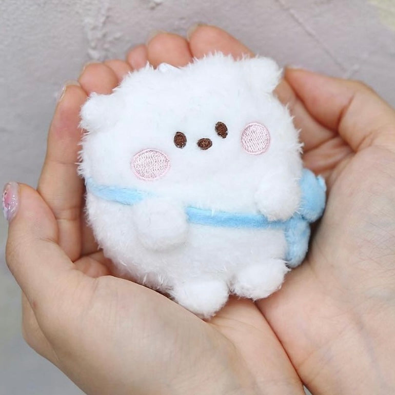 BT21 Minini Pon Pon Enjoy Plush Keyrings