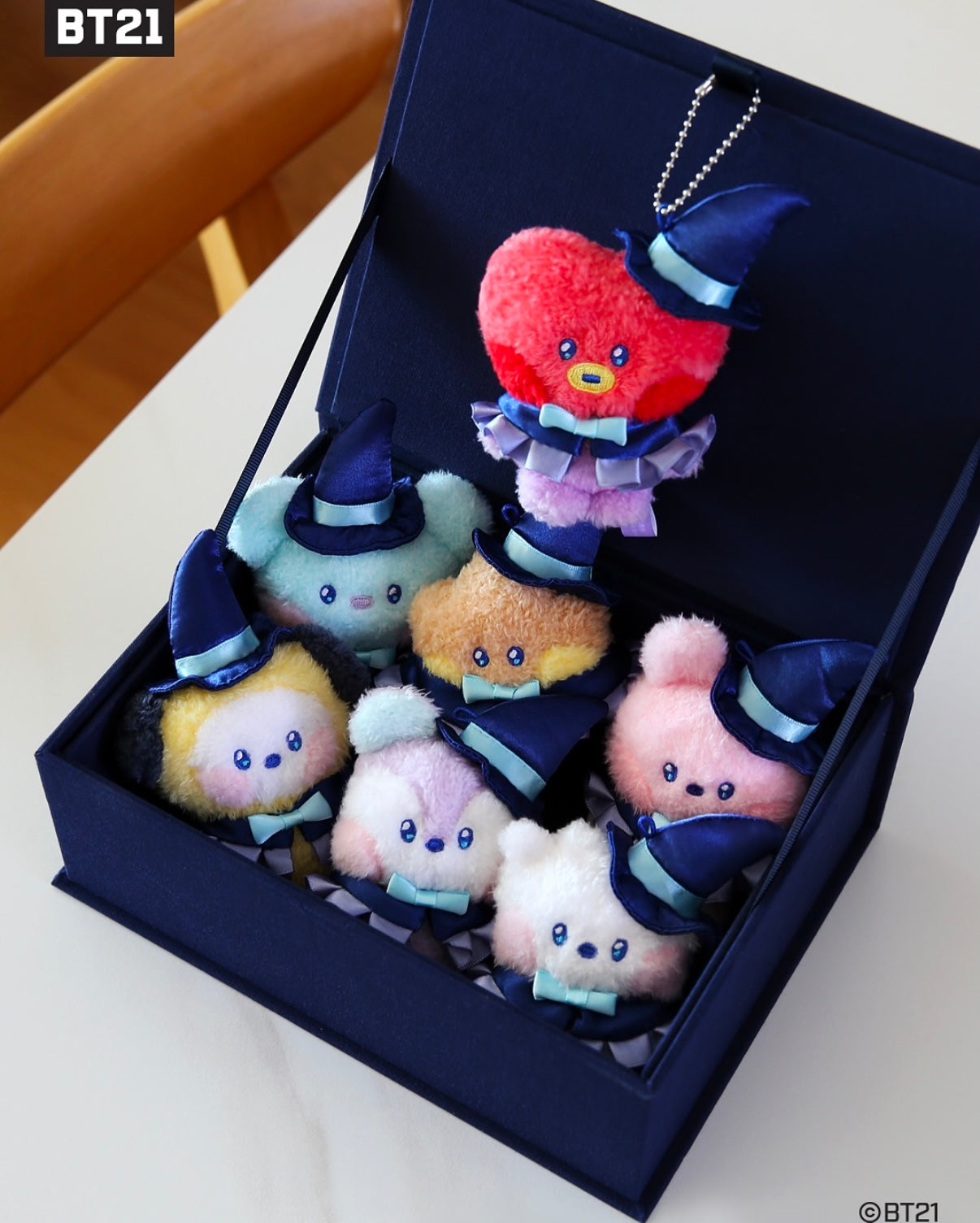 [2ND PRE-ORDER] BT21 Minini Magicians Plush Keyrings