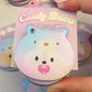 Candy Bears Glitter Pop Socket with Mirror MagSafe or Adhesive