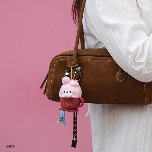 BT21 Minini Latte Plush Keyrings