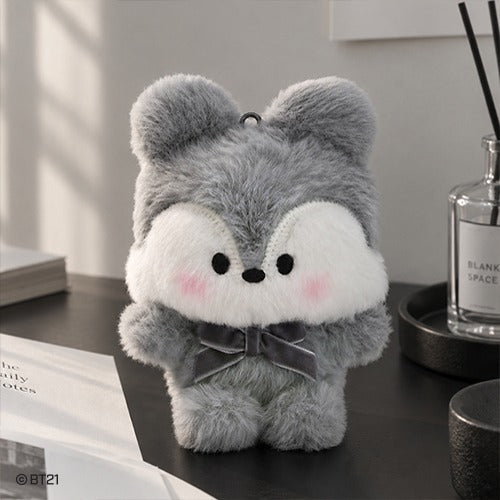 BT21 Mono Tone Plush Keyring
