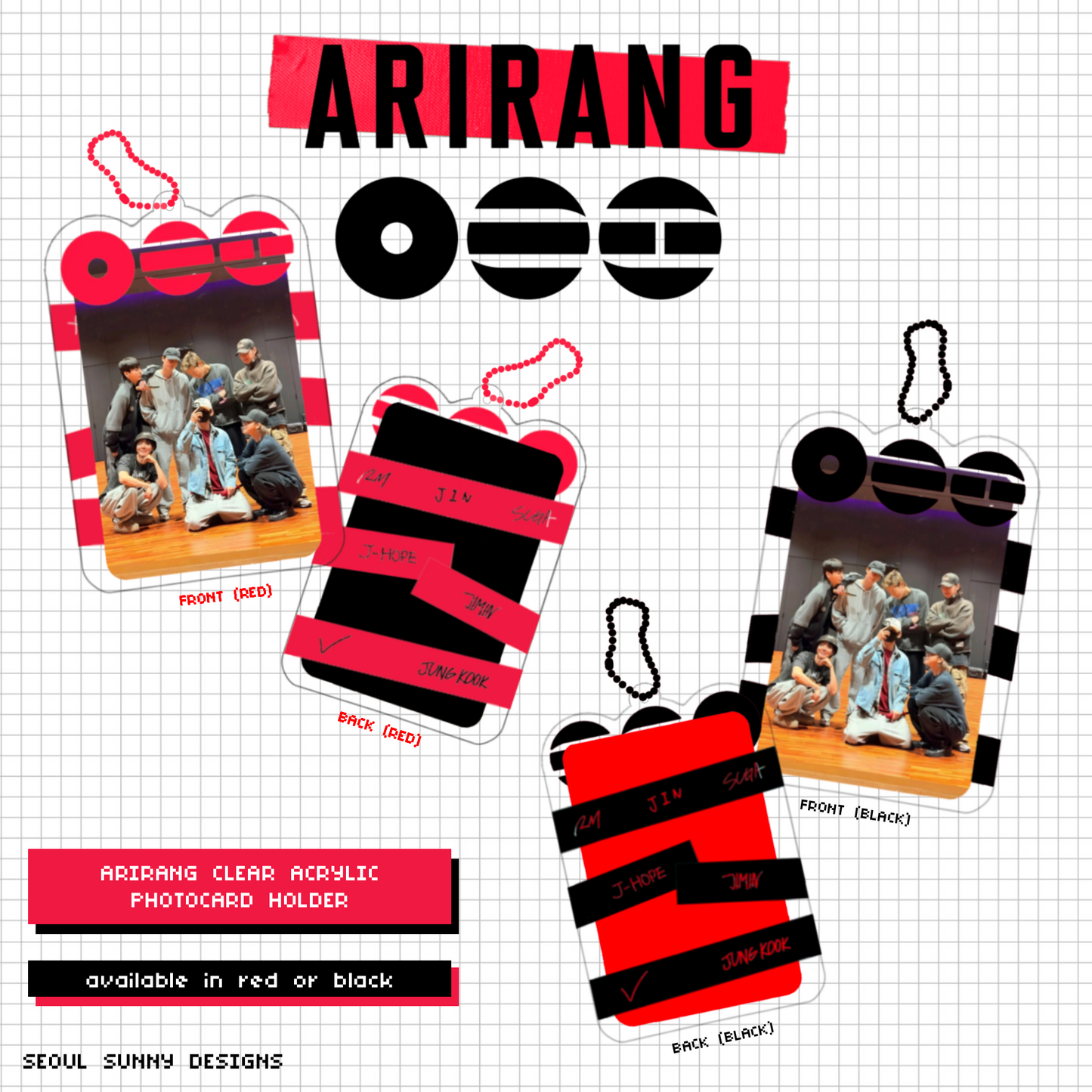 Arirang Acrylic Photocard Holder