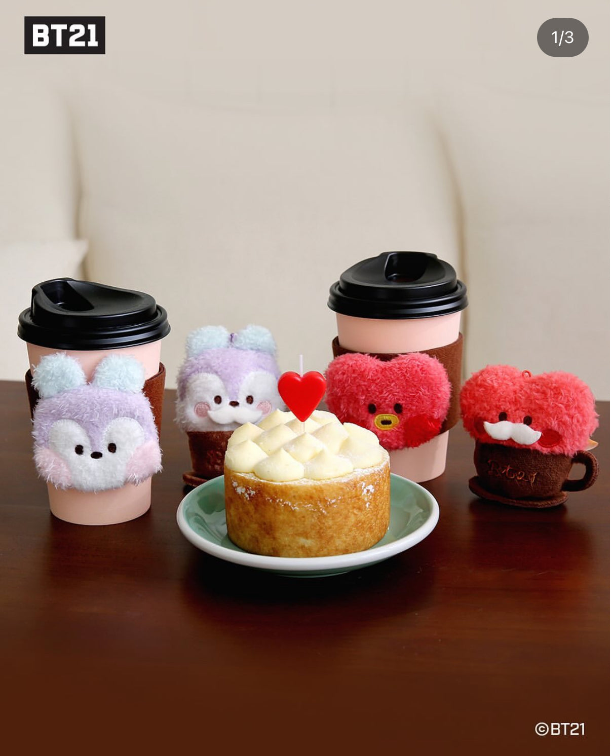 [PRE-ORDER] BT21 Minini Plush Cupsleeve