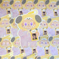 Big into energy Luck labubu x BT21 Holographic Sticker