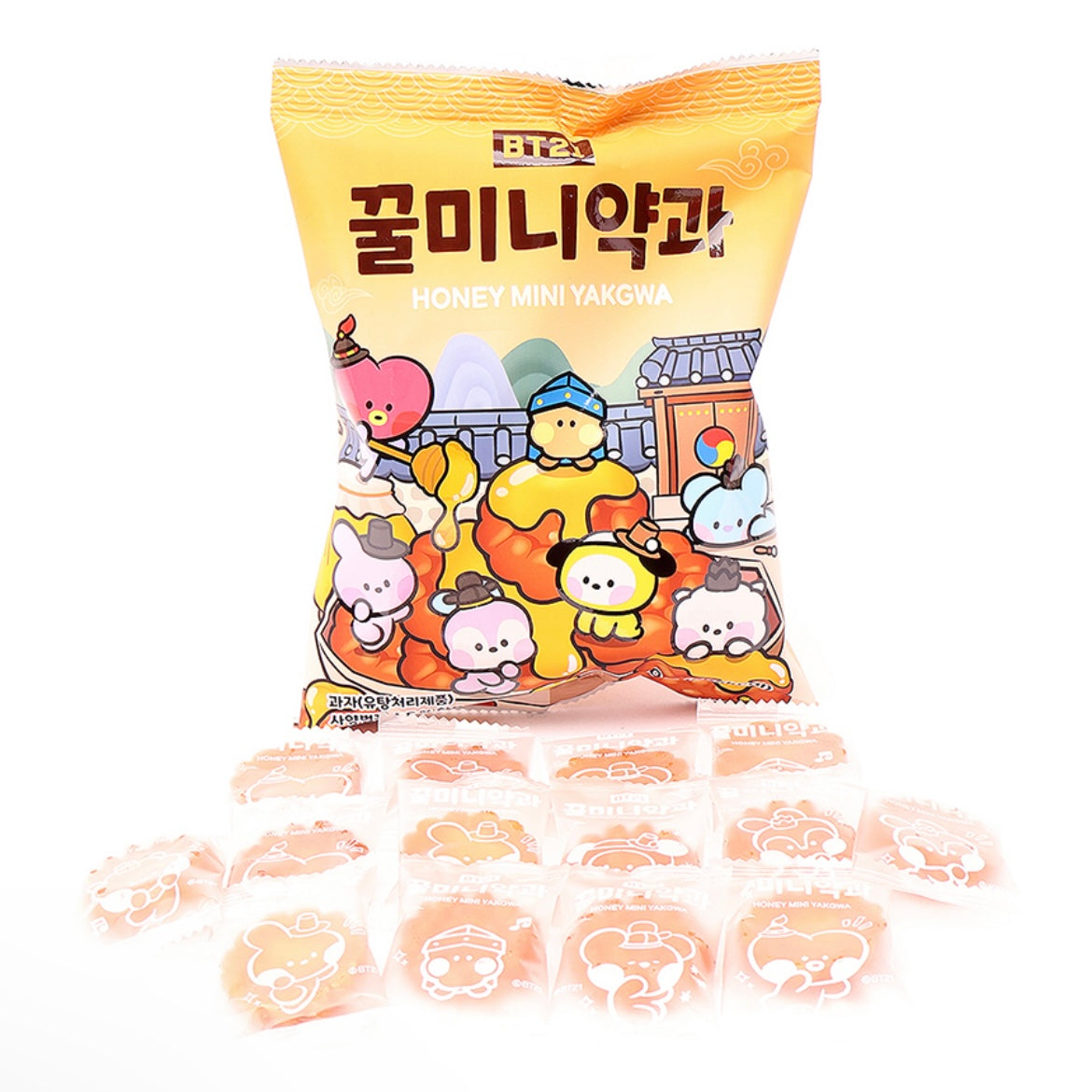 BT21 Minini Mini Honey (Yakgwa) cookies