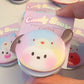 Candy Bears Glitter Pop Socket with Mirror MagSafe or Adhesive