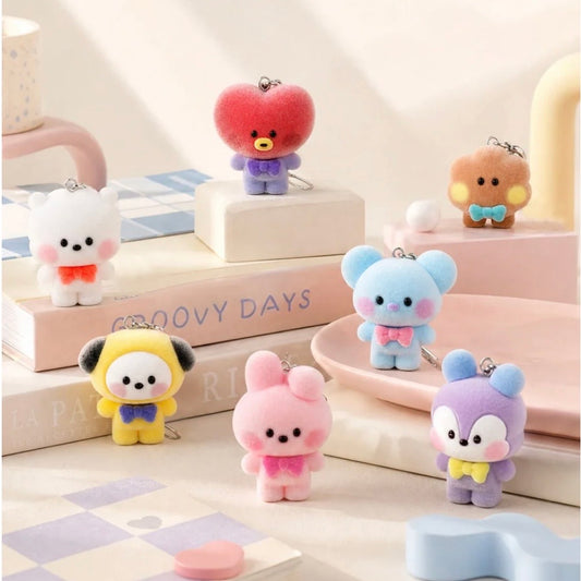 BT21 Minini Bow Tie Figure Keyring