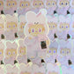 Big into energy Luck labubu x BT21 Holographic Sticker