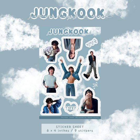 Jungkook Sticker Sheet