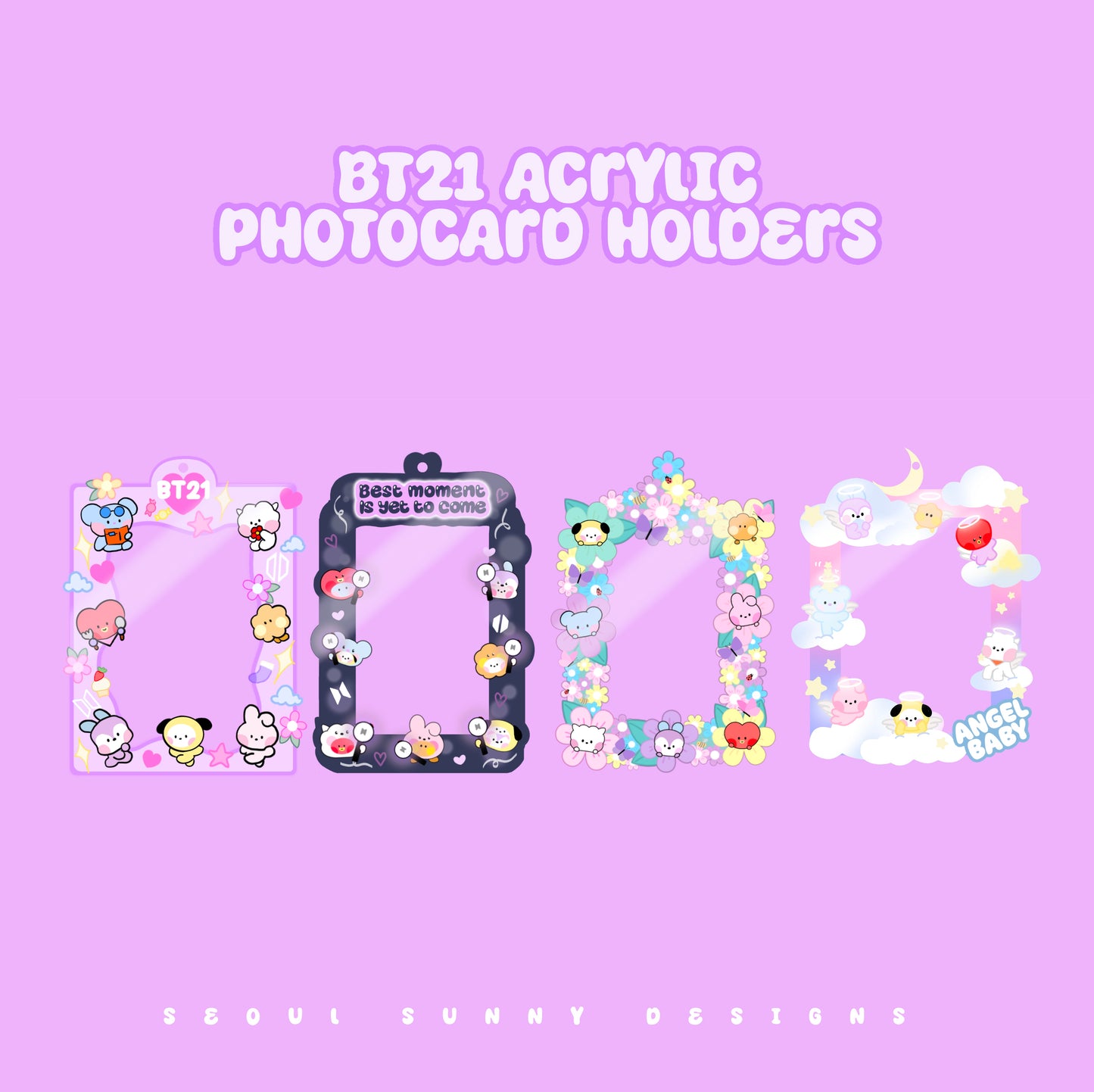 Seoul Sunny Designs Acrylic Photo card Holders