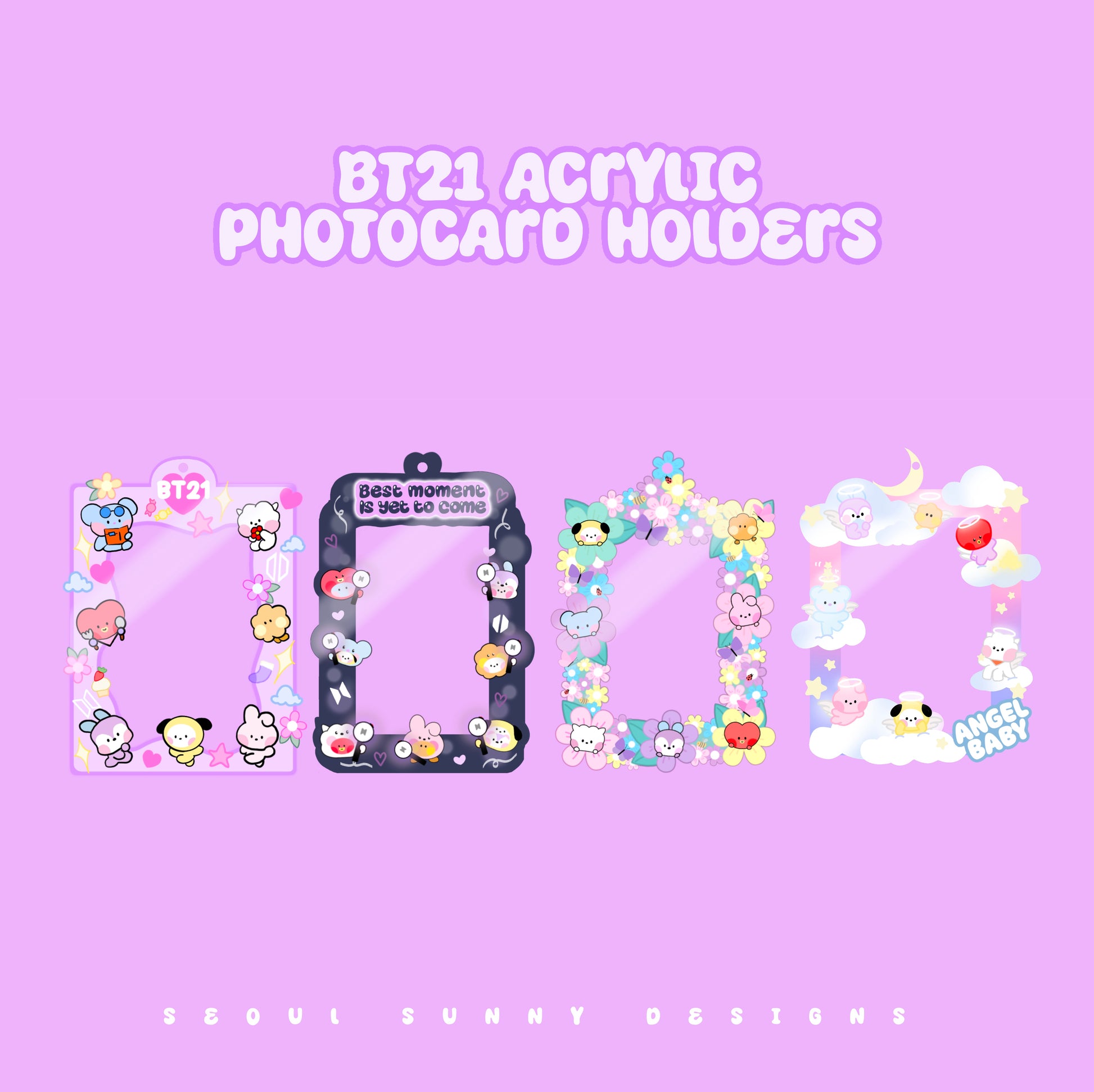 BT21 Minini Photocard Holder w/memo & sticker – SEOUL SUNNY