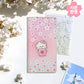 BT21 Leather Patch Cherry Blossom L Passport Cover