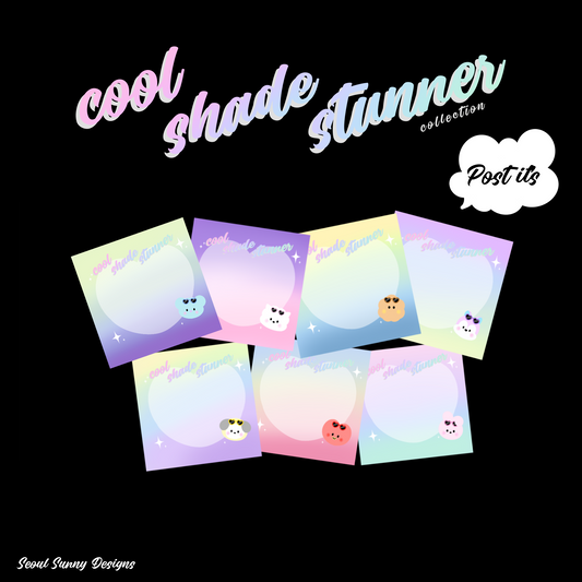 Cool Shade Stunner Post-its