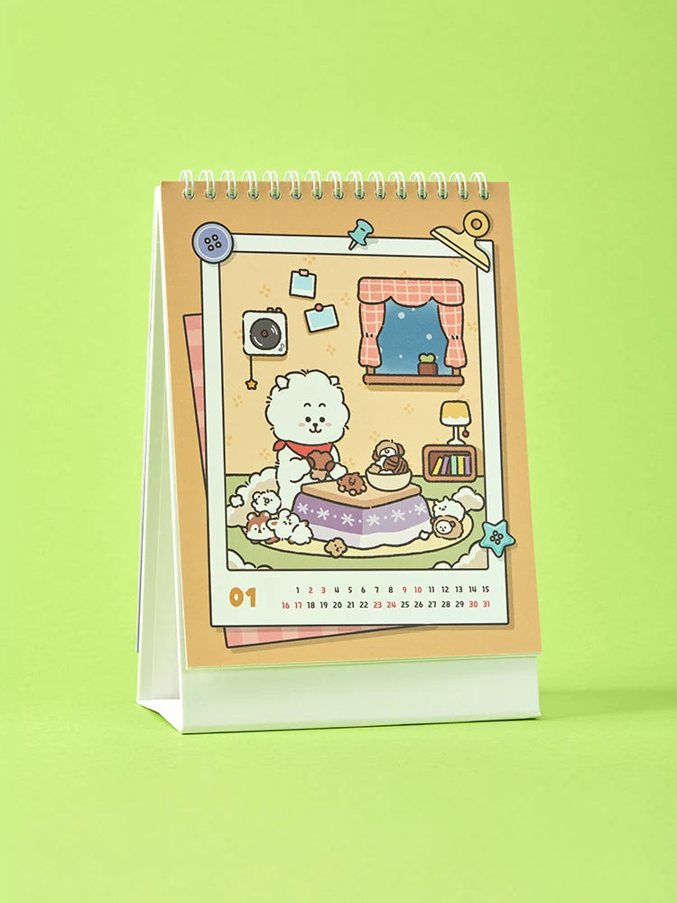 [PRE-ORDER] BT21 New Year 2027 Desk Calendar