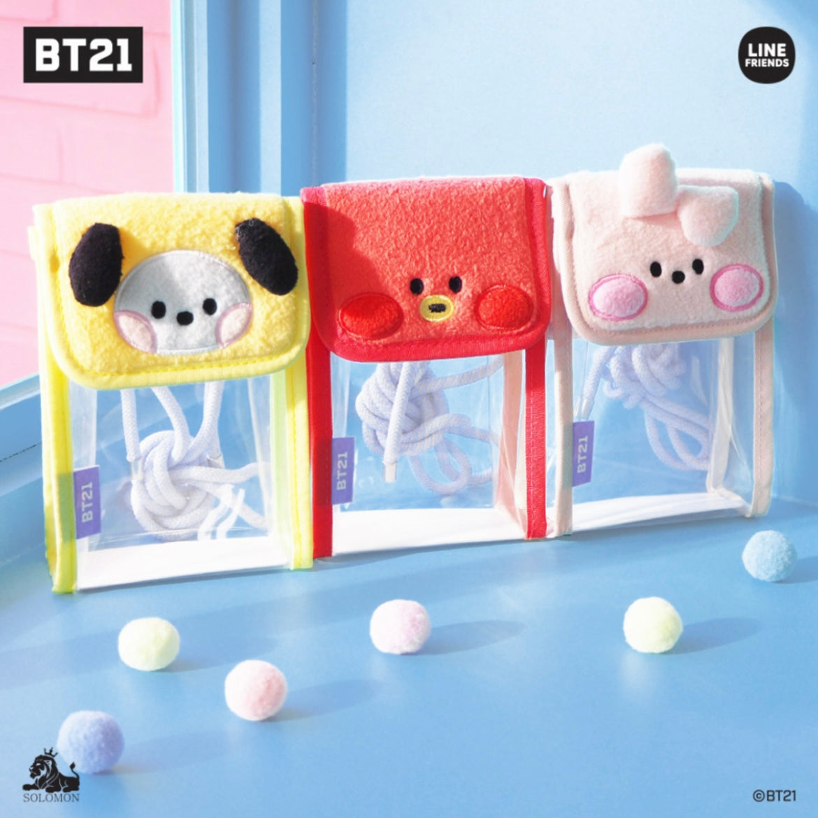 BT21 Tata PVC clear bag deals