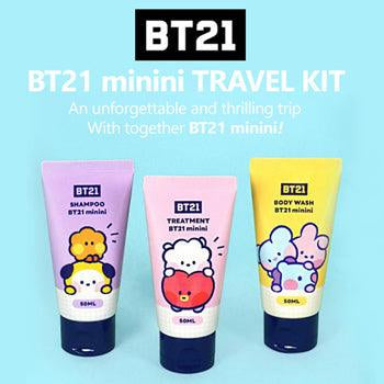 BT21 Minini Travel Kit Shampoo Treatment Body Wash