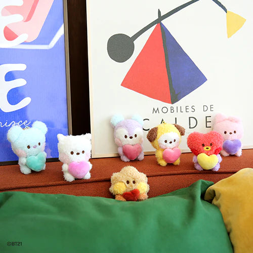 BT21 Melting Hearts Plush Keyring – KPOP Store in USA
