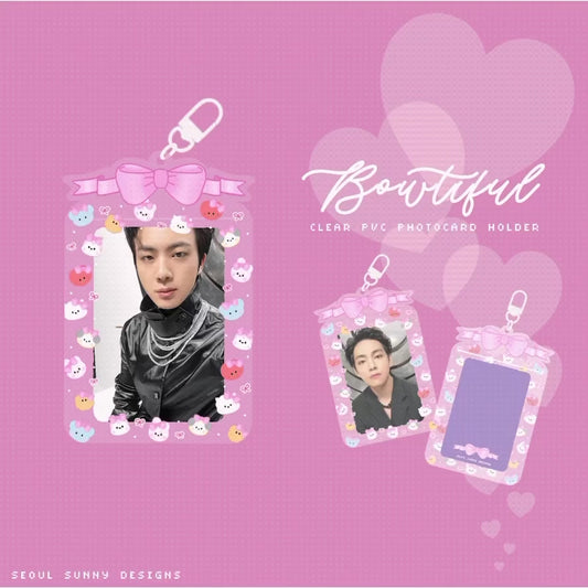 [PRE-ORDER] Bowtiful Clear PVC Photocard Holder