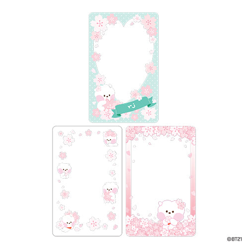 BT21 Cherry Blossom Photocard Frames