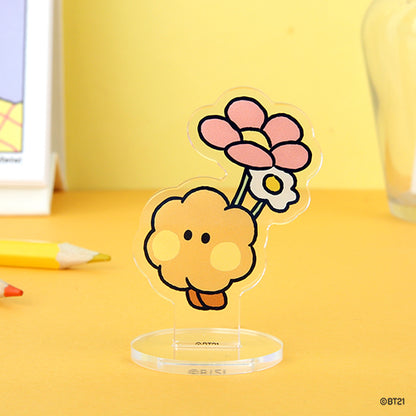 BT21 Happy Flower Acrylic Stand Decor