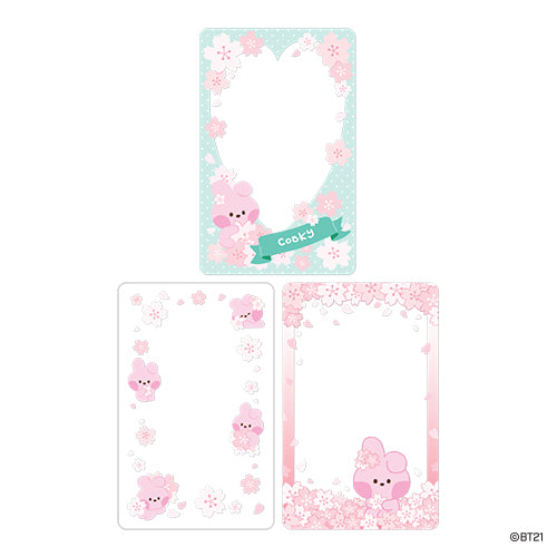 BT21 Cherry Blossom Photocard Frames