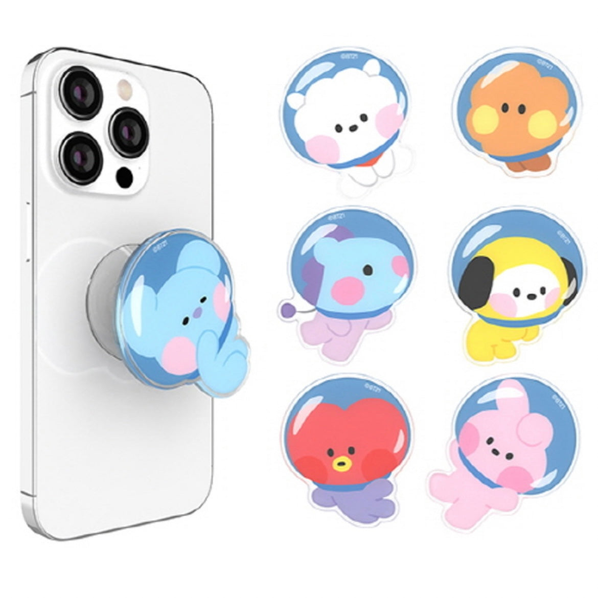 BT21 Minini Space Griptok Popsocket – SEOUL SUNNY