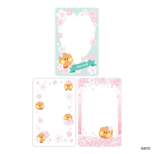 BT21 Cherry Blossom Photocard Frames