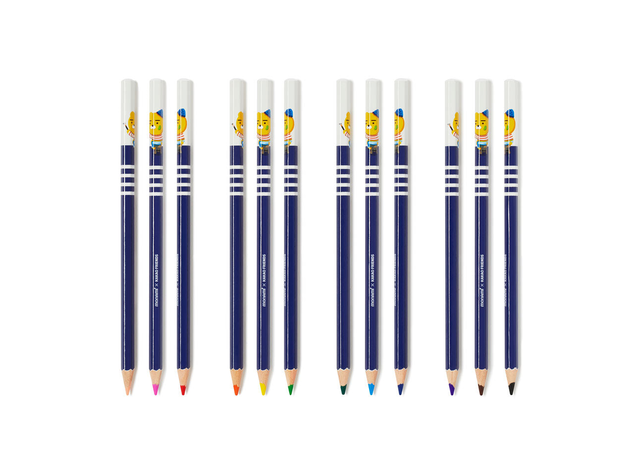 Kakao Friends x Monami Ryan Colored Pencils