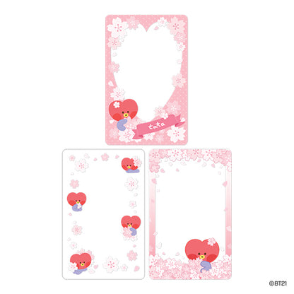 BT21 Cherry Blossom Photocard Frames
