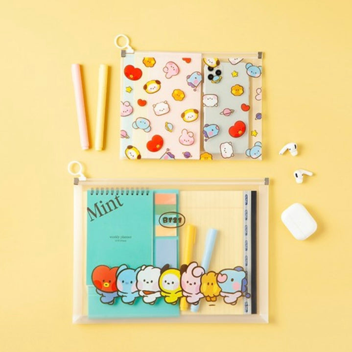 BT21 Minini Zipper Pouch Set