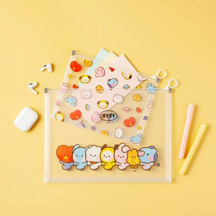 BT21 Minini Zipper Pouch Set