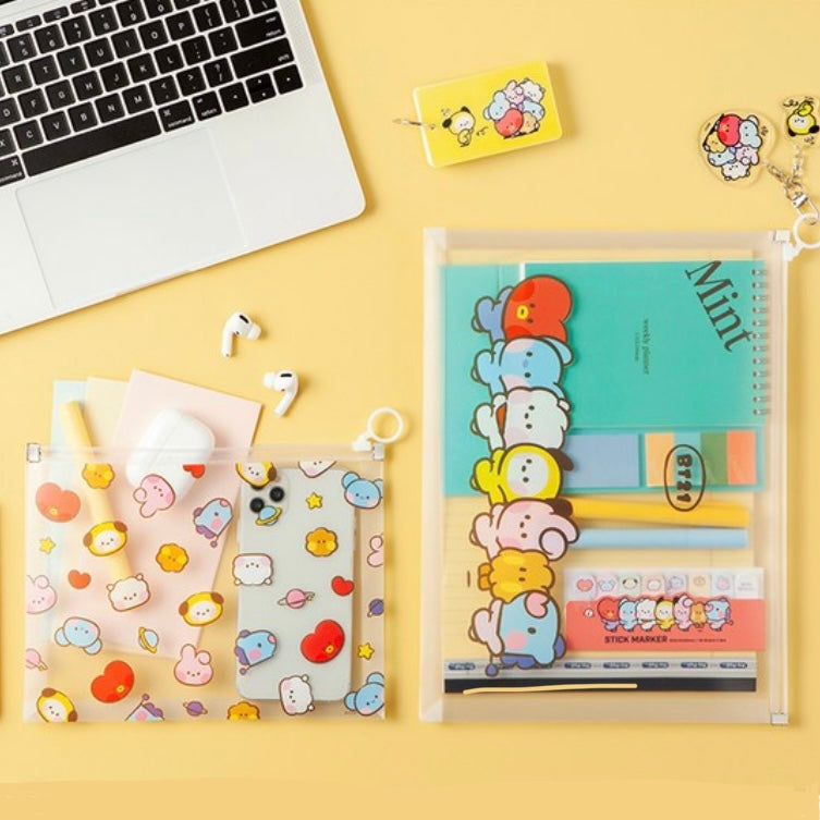 BT21 Minini Zipper Pouch Set