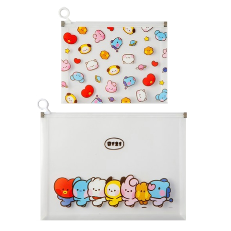 BT21 Minini Zipper Pouch Set