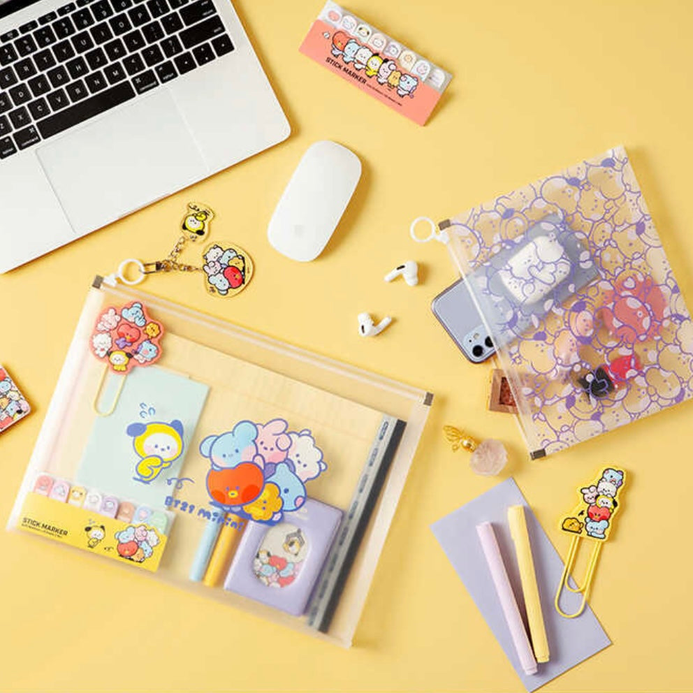 BT21 Minini Zipper Pouch Set