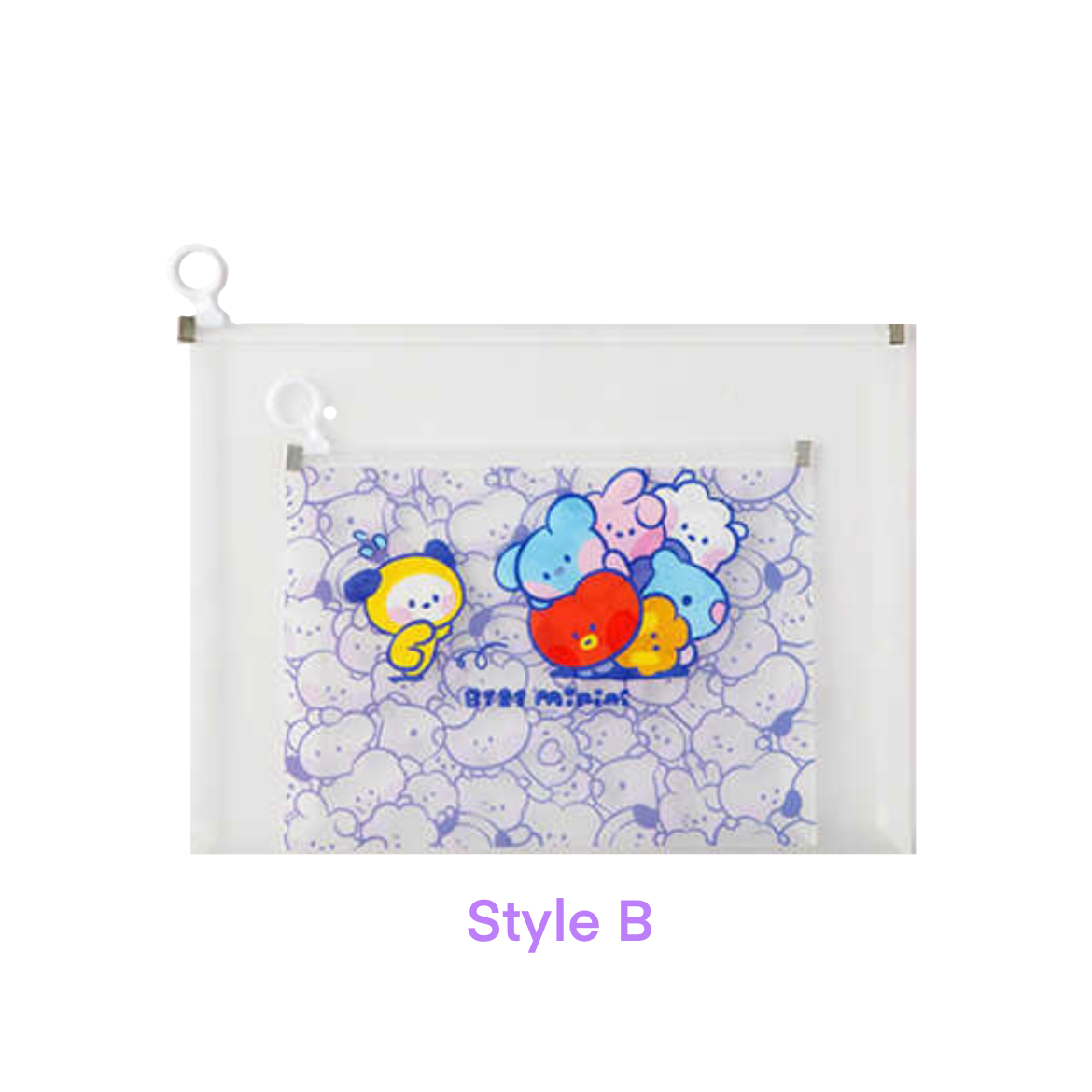 BT21 Minini Zipper Pouch Set